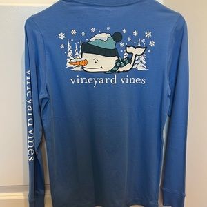 NWOT Vineyard Vines L/S Tee ⛄️ Snowman